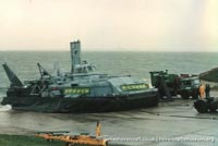 BH7 being moved to The Hovercraft Museum